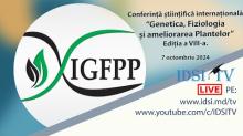 07.10.24, 10:00 | Conferința științifică: Genetica, Fiziologia și ameliorarea Plantelor.