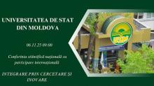 06.11.25 | 09:00 | Conferinţa ştiinţifică naţională „INTEGRARE PRIN CERCETARE ŞI INOVARE”