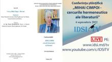 Conferința științifică MIHAI CIMPOI - cercurile hermeneutice ale literaturii